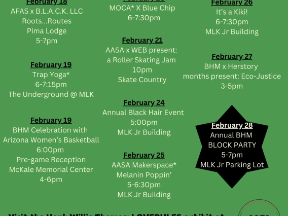 African American BHM Events Calendar 2025 