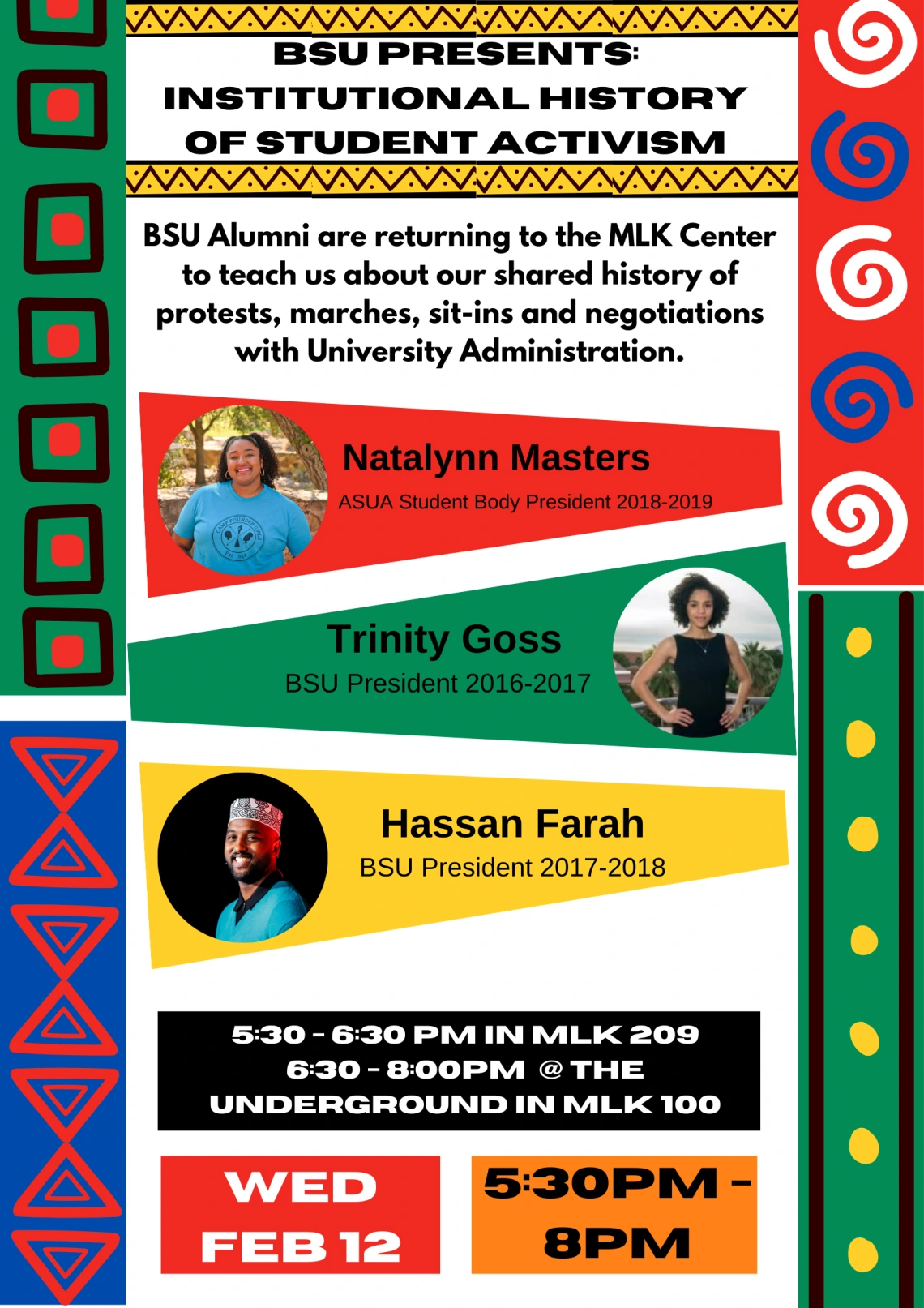 BSU intstitutional history flyer